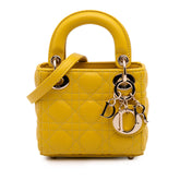 Micro Lambskin Cannage Lady Dior